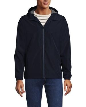 Lands' End School Uniform Rain Jacket - Blue