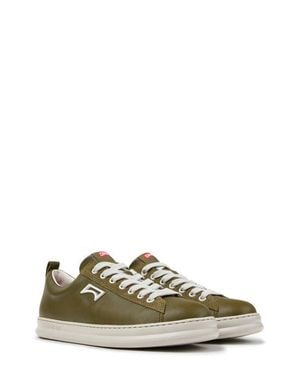 Camper Runner Four Leather Sneaker - Green