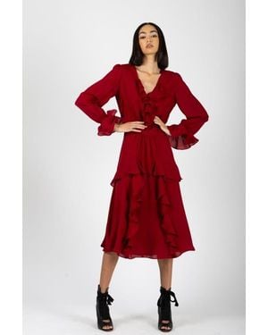 SECRET MISSION Warby Dress - Red