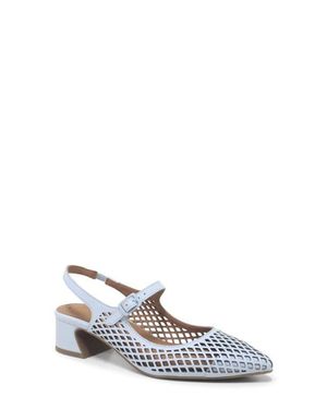 Gentle Souls Gladys Perf Slingback Pump - White