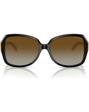 Ralph Lauren 58Mm Gradient Butterfly Sunglasses - Brown