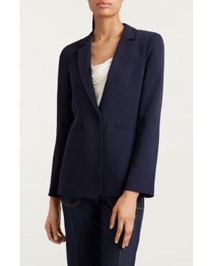 Cinq À Sept Karlie One Button Blazer - Blue