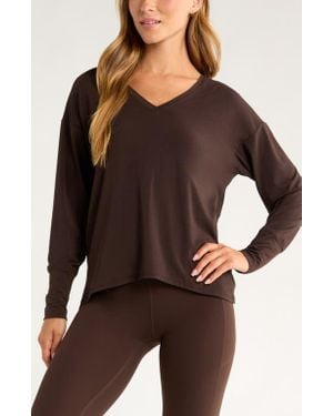 Zella Breathe Long Sleeve T-Shirt - Black
