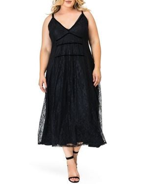 Standards & Practices Bethany Lace Maxi Dress - Black
