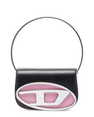 DIESEL 1Dr Logo Leather Shoulder Bag - Multicolor