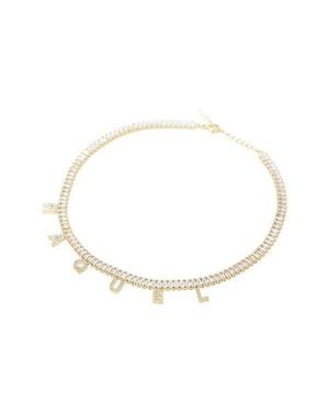 THE SIS KISS Customized Baguette Name Necklace - White
