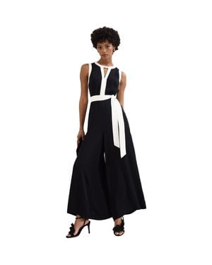 Phase Eight Elowen Wide Leg Jumpsuit - Black