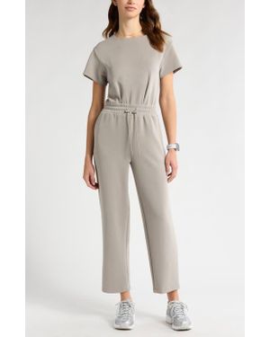 Zella Ultrasoft Knit Ankle Jumpsuit - Gray