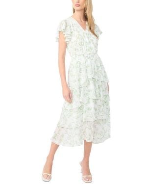 Halogen® Print Ruffle Maxi Dress - Multicolor