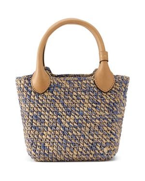 Helen Kaminski Mini Ampara Woven Tote Bag - Brown