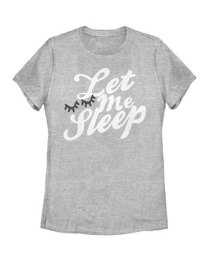 Lost Gods Let Me Sleep Graphic T-Shirt - Gray