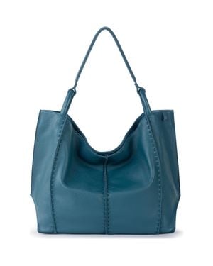 The Sak Los Feliz Large Tote Leather Bag - Blue
