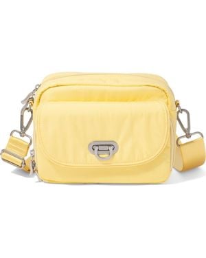 Baggallini Coastal Flip Lock Camera Bag Crossbody - Yellow