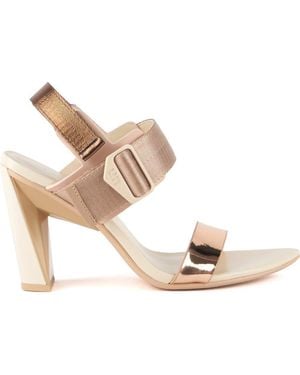 United Nude Poly Soga Hi Sandals - Metallic