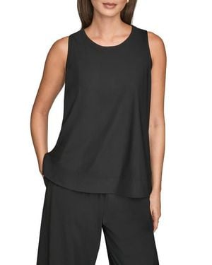 Donna Karan Sleeveless Top - Black