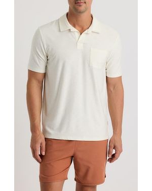 Free Fly Slub Polo Ii - White