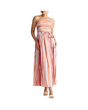 Brave+True Avalon Strapless Maxi Dress - Pink