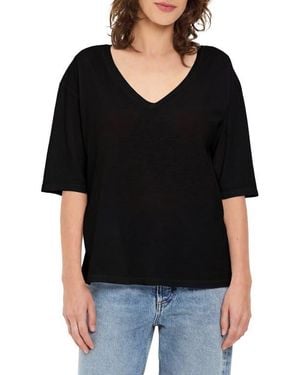 Michael Stars Liam V-Neck T-Shirt - Black