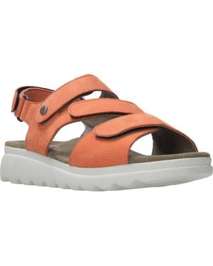 Wolky Ikaria Ankle Strap Platform Wedge Sandal - Brown