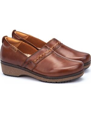 Pikolinos Granada Leather Clog - Brown