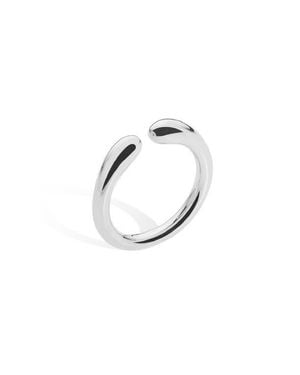 Lucy Quartermaine Open Midi Drip Ring - Blue