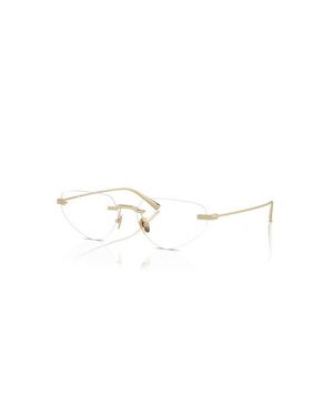 Ferrari 55Mm Irregular Optical Glasses - Metallic