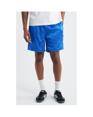 Honor The Gift Polka Dot Drawstring Shorts - Blue