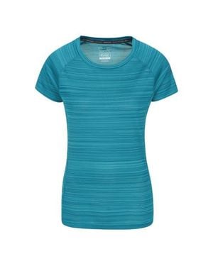 Mountain Warehouse Endurance Striped T-Shirt - Blue