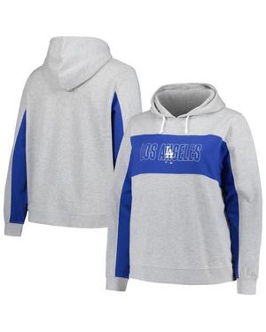 Profile Los Angeles Dodgers Plus Size Pullover Jersey Hoodie - Blue