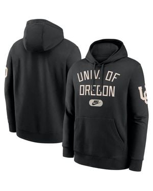 Nike Oregon Ducks Club Fleece Fashion Hoodie - Black