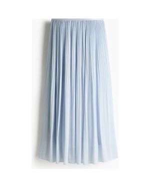 H&M Plissé Skirt - Blue