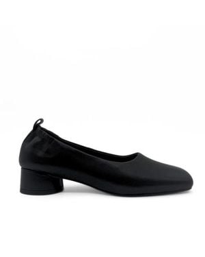 Amie Rafa Planner Mini Block Heel - Black