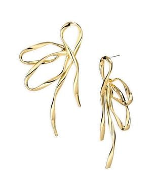 Panacea Open Deco Earrings - Metallic