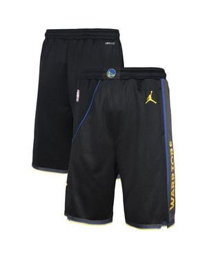 Nike Youth Golden State Warriors Authentic Statement Edition Swingman Shorts - Blue