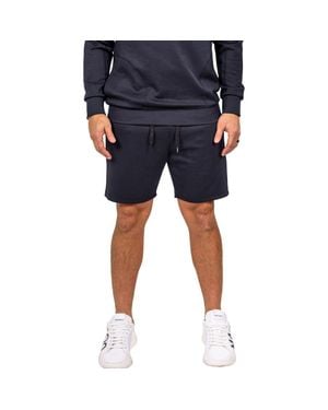 Maceoo Elastic Waist Drawstring Shorts - Blue