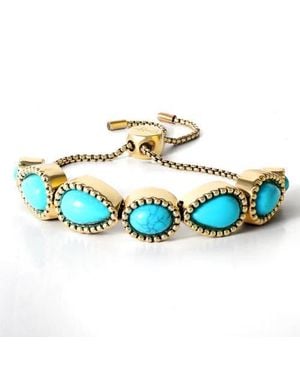 Jessica Simpson Stone Slider Bracelet - Blue