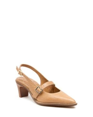 Kelsi Dagger Brooklyn Maeve Mary Jane Slingback Pump - Natural