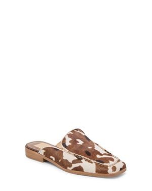 Dolce Vita Bradly Genuine Calf Hair Mule - Brown
