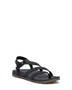 Chaco Lowdown Leather Sandal - Black
