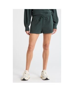 Zella Go Easy French Terry Shorts - Green