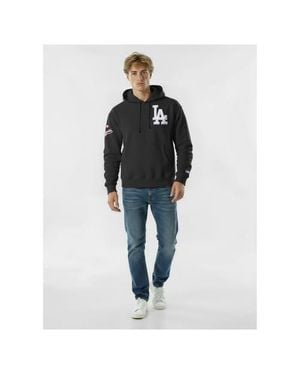 Champion Los Angeles Dodgers Reverse Weave Chenille Hoodie - Blue