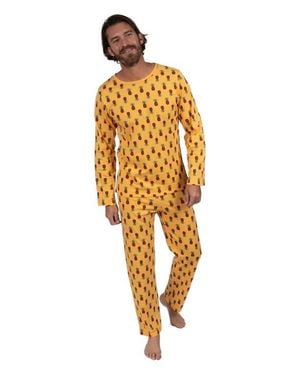 Leveret Loose Fit Cotton Matching Family Pajamas, Animal & Nature Prints - Metallic