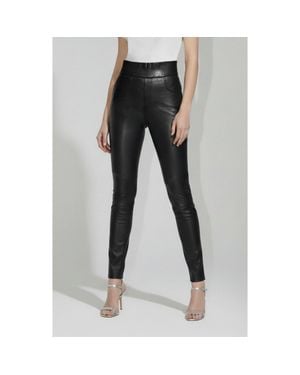 AS by DF Gigi Stretch Leather Leggings - Blue