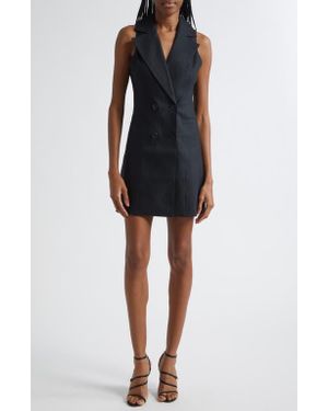 Alice + Olivia Meritt Double-Breasted Tuxedo Mini Dress in