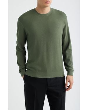 Theory Riland Crewneck Sweater - Green
