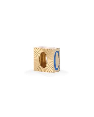 Adina Reyter Initial Bead Charm - White