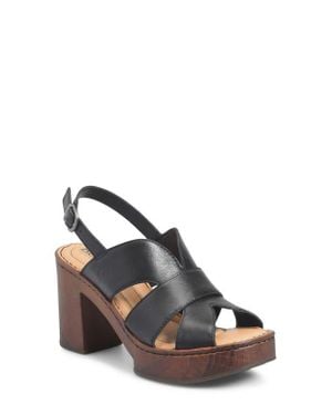 Børn Nassau Slingback Platform Sandal - Multicolor