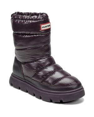 HUNTER Maribels Waterproof Snow Boot - Brown