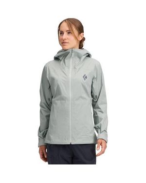 Black Diamond Fineline Stretch Rain Shell - Gray