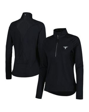 Levelwear Tour Championship Midlayer Raglan Half-Zip Top - Black